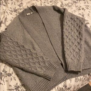 Grey Wool Cardigan